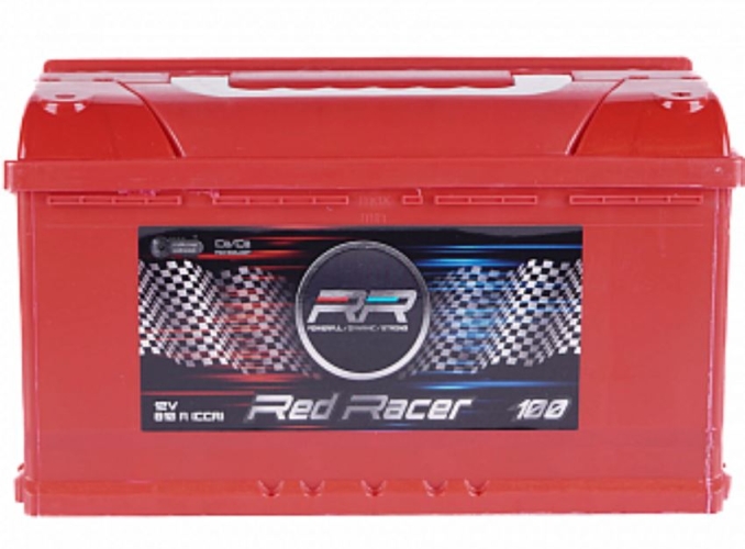 Аккумуляторы RED RACER 6CT 100Ah R+ 810A EN 350x175x190 Ст. кл. L5