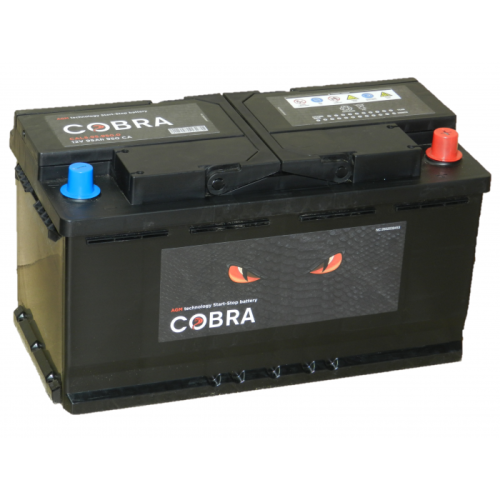 Автомобильный аккумулятор COBRA AGM 95 А/ч обр/п.