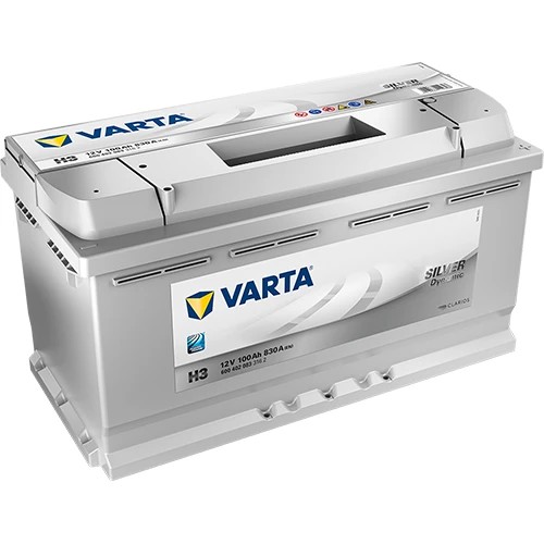 Аккумулятор легковой Varta Silver Dynamic H3 100 а/ч 830А Обратная полярность