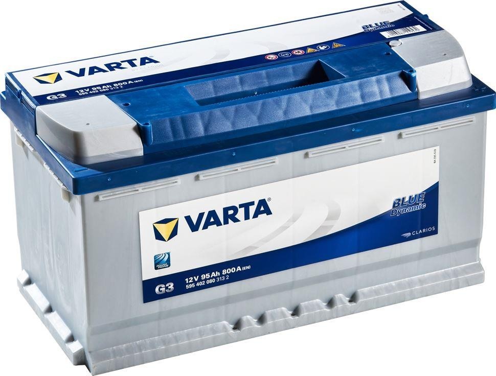 Аккумулятор легковой Varta Blue Dynamic G3 95 а/ч 800А Обратная полярность