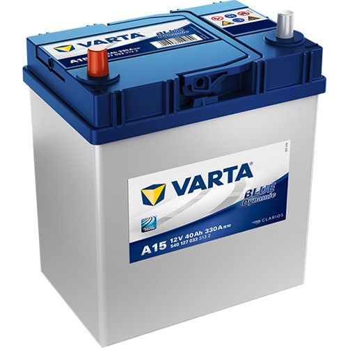 Аккумулятор легковой Varta Blue Dynamic A15 40 а/ч 330А ASIA Прямая полярность