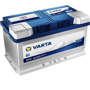 Аккумулятор легковой Varta Blue Dynamic F17 80 а/ч 740А Обратная полярность