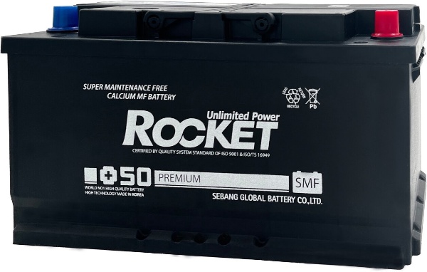 Батарея аккумуляторная ROCKET SMF110LL5 110А/ч 910А обратная полярн. стандартные (Европа) клеммы