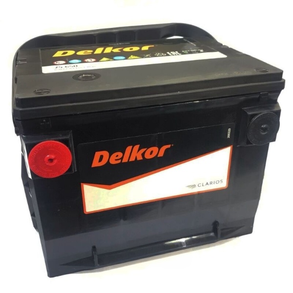 Батарея аккумуляторная DELKOR 75650 65А/ч 650А прямая полярн. резьбовые (Америка) клеммы