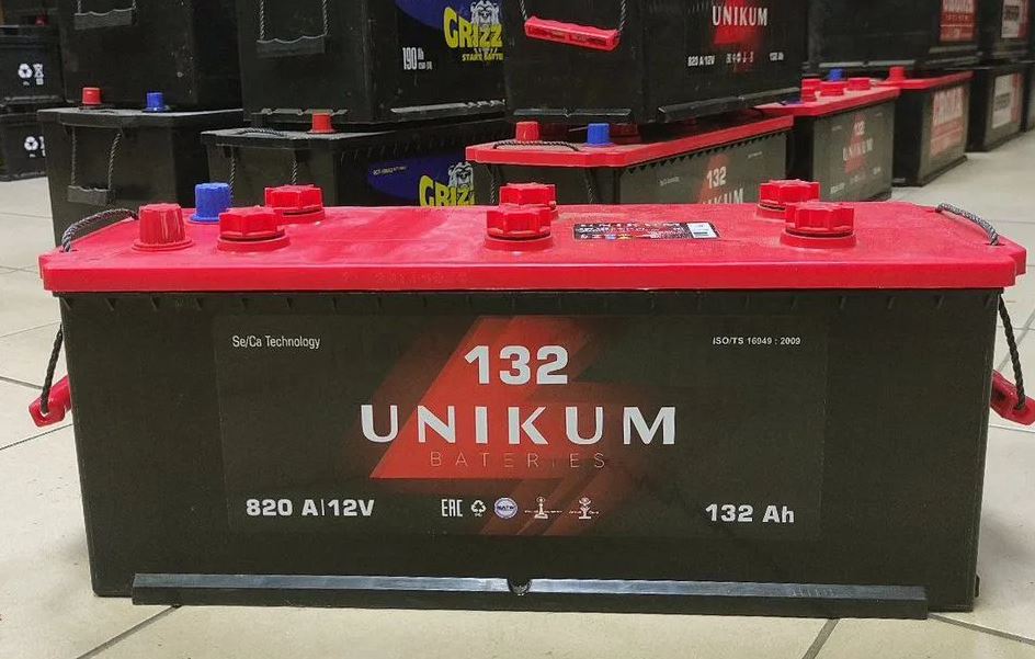 Unikum 132 Ah Аккумулятор автомобильный