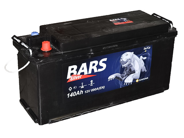 Аккумулятор BARS 6СТ-140L оп 140 Ач 920 А 513х182х240 конус [D4(Тип A)]