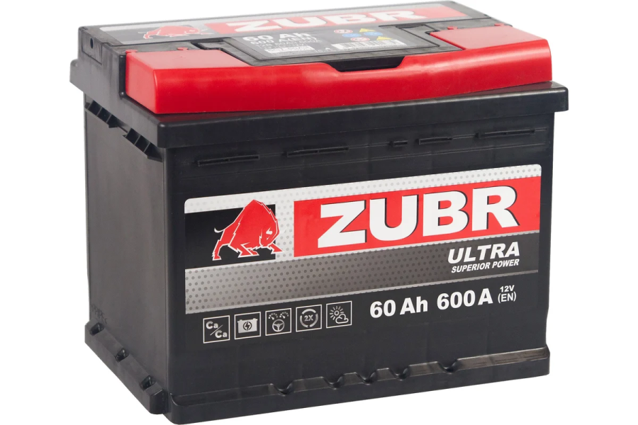Аккумулятор ZUBR Ultra 60Ah L+ ZU601