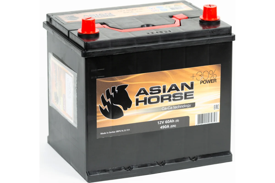 Аккумуляторная батарея Black Horse 12V ASIA BH 60 (0) D23L