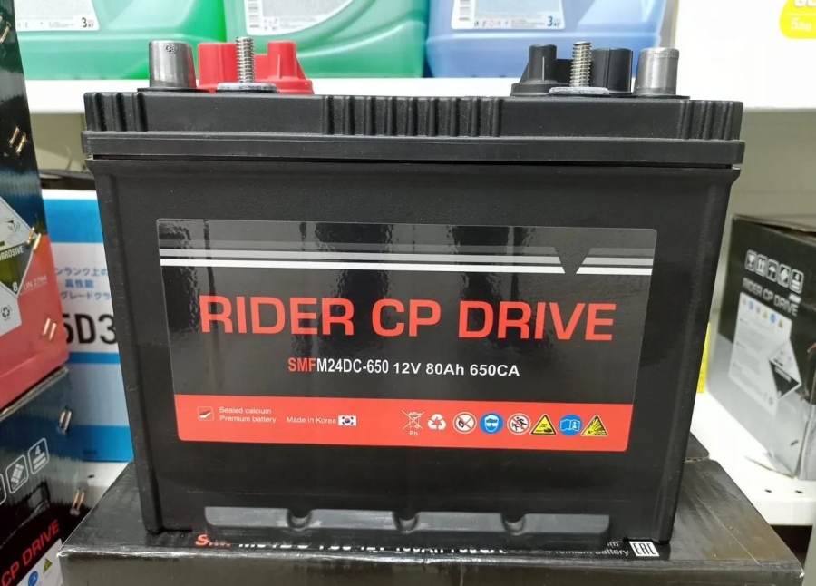 Аккумулятор rider starting & cycling, 80 Ah