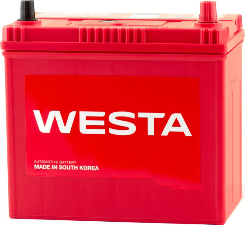  Батарея аккумуляторная WESTA SMF75B24LS 55А/ч 520А обратная полярн. выносные (Азия) клеммы 