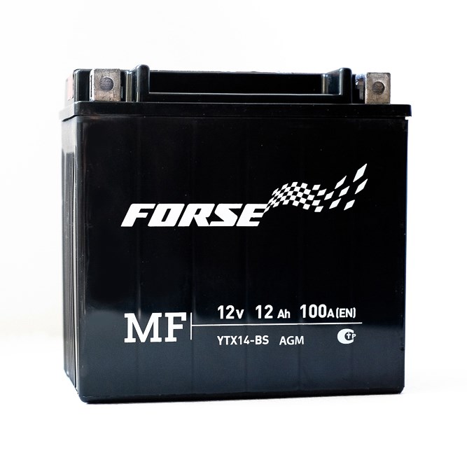 Батарея аккумуляторная FORSE YTX14BS 12 Ah