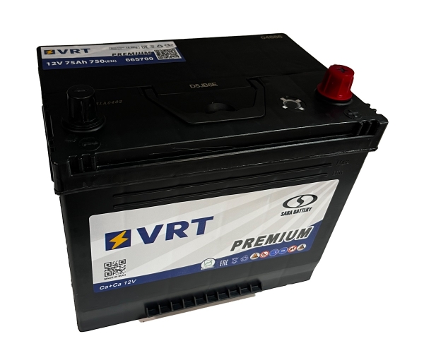 Аккумулятор, VRT PREMIUM 665700, 75 Ah, 750 А, обратная полярность